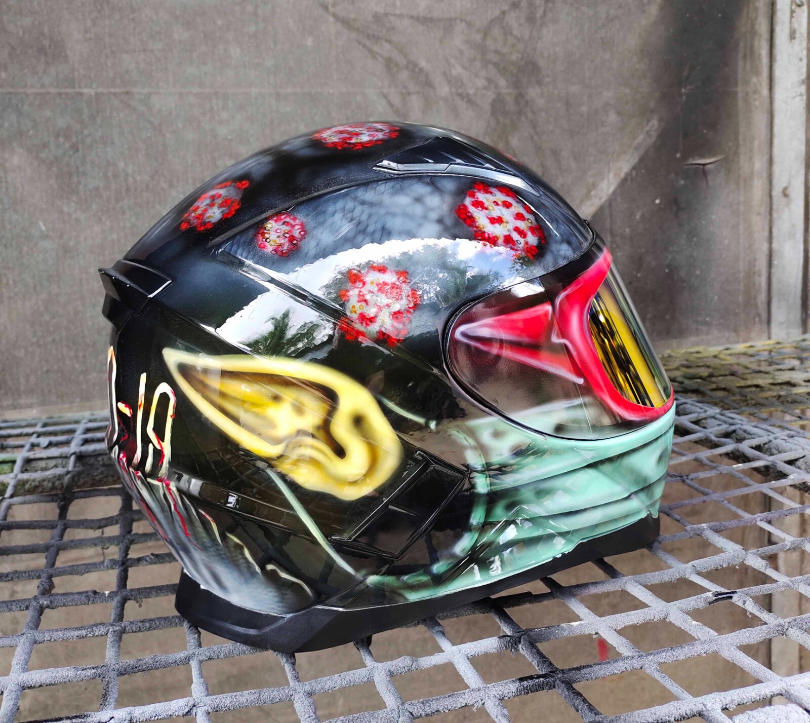 custom painted shoei mx helmets Helmet Wrap Graphics Troy Lee Designs Custom Paint