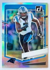 SHAQ THOMPSON 🏈 2023 Panini Donruss #45 No Name SSP 🏈 Carolina Panthers