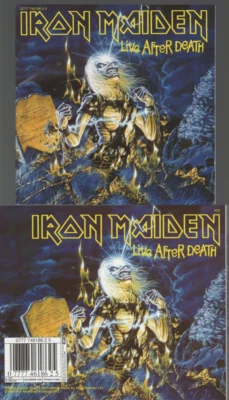Iron Maiden Live After Death Cd Album made in Italy AAD 1985 - Photo 1/2