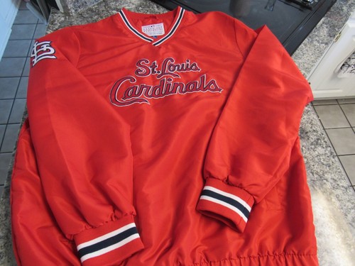 St Louis Cardinals Jacke Herren Medium Erwachsene Rot Pullover Jacket MLB Baseball