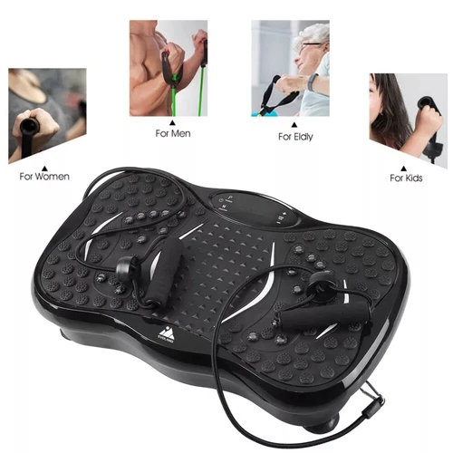 3D-Vibration Vibrationsplatte Vibrationstrainer Fitness Rüttelplatte Workout - Bild 17 von 22