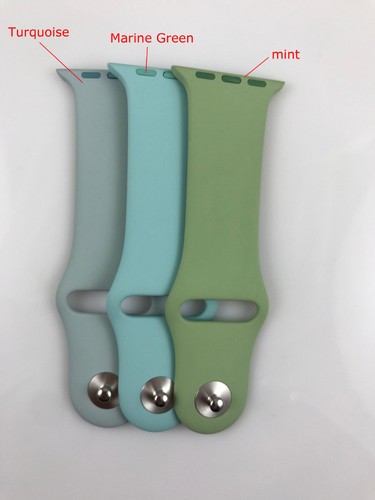 NOWOŚĆ w otwartym pudełku Oryginalny pasek sportowy Apple Watch 38mm 40mm 41MM 42MM jasnozielony - Zdjęcie 12 z 13