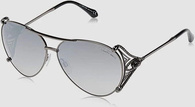 Roberto Cavalli Fucecchio RC1057 08C 青铜色飞行员太阳镜框 61-12-125 — 第 2/3 张图片