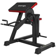 Adjustable Preacher Curl Bench with Elbow Cushion for Home Gym
