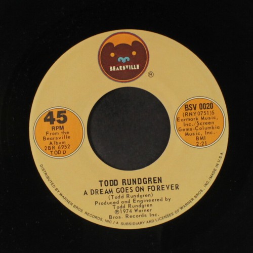 Todd Rundgren A Dream Goes On Forever Heavy Metal Kids Bearsville 7 Single Ebay Todd Rundgren A Dream Goes On Forever Heavy Metal Kids Bearsville 7 Single Ebay