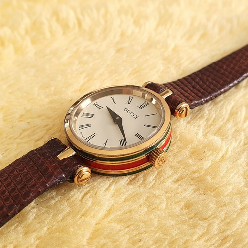 Gucci 2000L 18k Gold Plated Women's 