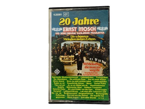 20 Jahre Ernst Mosch Und Seine Cassette Tape Tested and Working