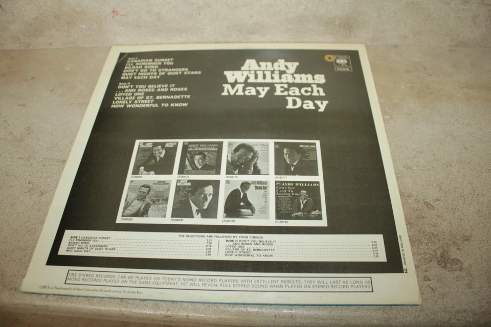 LP Vinyle 33t /   Andy Williams –  May Each Day (1970) - Photo 2/4