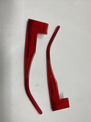 DAVETTE EYEWEAR TAXI DL 2 C03 RED TEMPLE ARM PARTS !H33