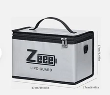 Zeee Lipo Safe Bag Battery Fireproof Bag Large Capacity Storage Guard Battery