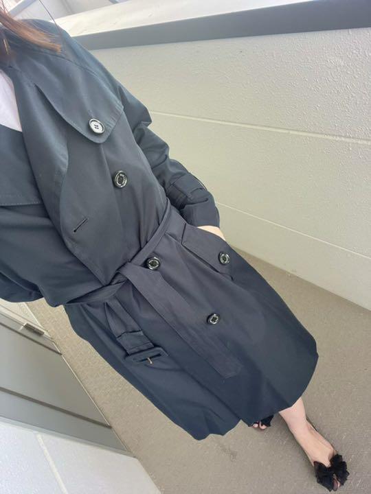 ブルーレーベル　ネイビー　36 BLUE LABEL CRESTBRIDGE Trench Coat 36 Dark Navy Women's | eBay