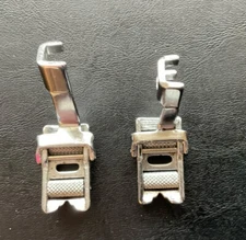 2 Generic Unbranded Sewing Machine High Shank Roller 1/2" Wide Presser Foot