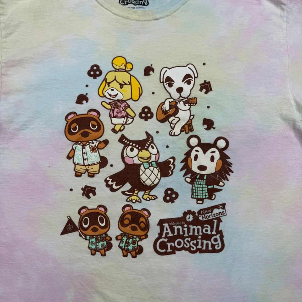 Видеоигра Animal Crossing графическая футболка женская размер M розовая с коротким рукавом - Изображение 3 из 4