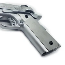 1911 Grips Under plate Stainless Steel Colt Kimber, Ruger & any 1911 full size