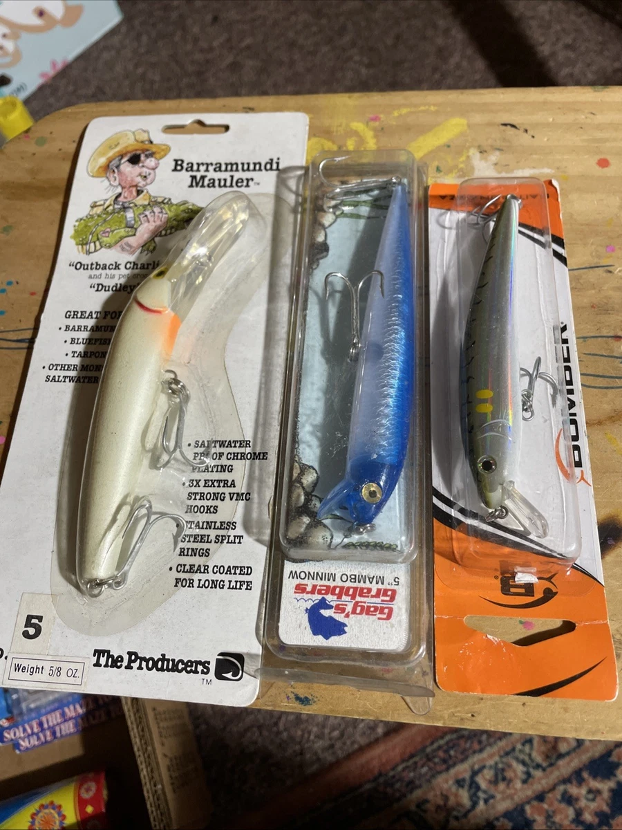 Bomber Crankbait Lures #2 Fresh Water Variety, 3 Pack, 19203 Fat A