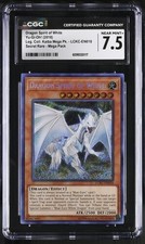 Dragon Spirit Of White *CGC 7.5* POP 1 *Secret Rare* LCKC-EN018 * Yugioh