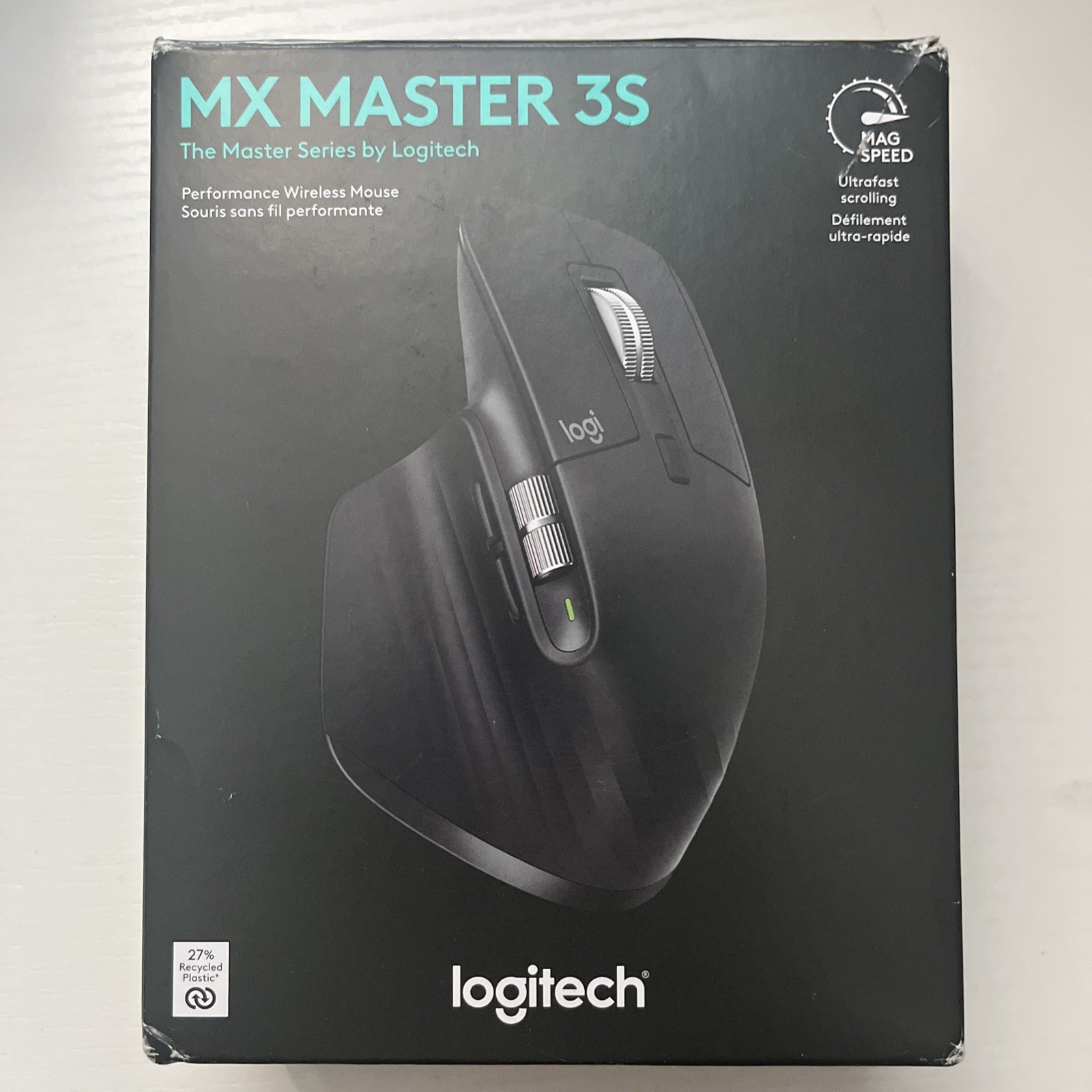 Logitech - MX Master 3S Wireless Laser Mouse with Ultrafast 