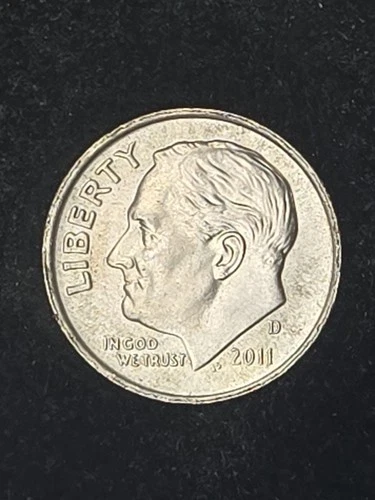 2011-D Roosevelt Dime — photo from another recent sale