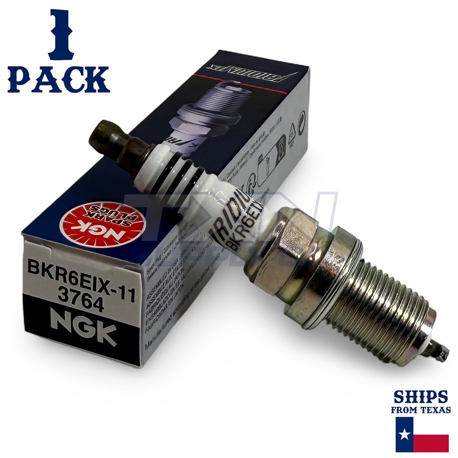 1 Pack NGK Iridium IX 3764 Spark Plugs BKR6EIX-11