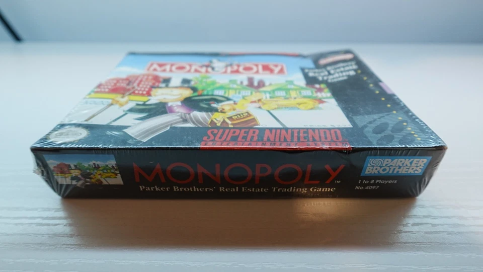 RARE Super Nintendo Monopoly - SNES Brand New SEALED SEE IMAGES/READ DESCRIPTION - Image 3 of 4