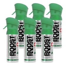 Boost Oxygen Pocket Size 3 Liter Respiratory Support Canister, Natural, 6 Pack