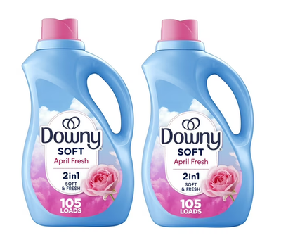 #ad Downy Liquid Fabric Softener April Fresh Scent 77 fl oz 105 Loads PACK OF 2 $14.35