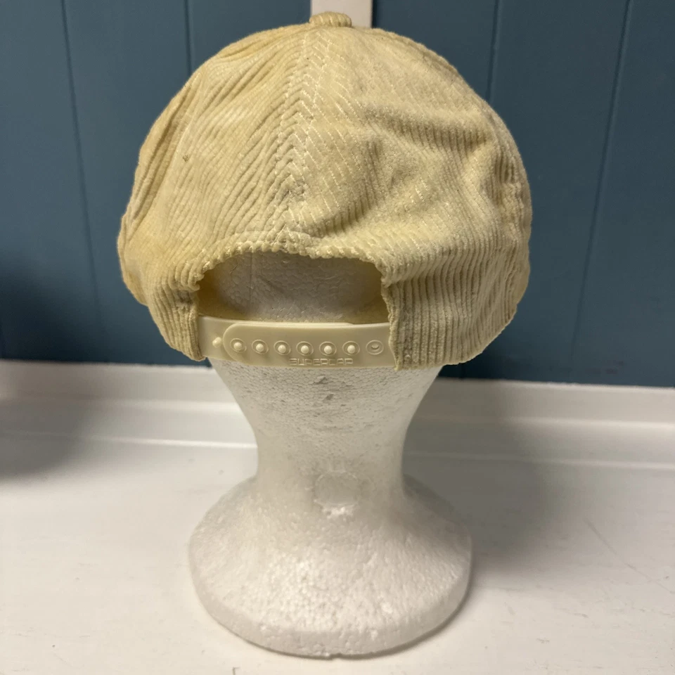 Montreal Expos Vintage Ivory Corduroy Red Embroidered Snapback Hat Cap Taiwan - Image 3 of 4