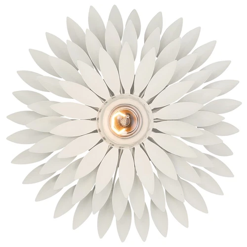 Crystorama Broche 1 Light Sconce, Matte White - 500W-MT - Picture 1 of 1