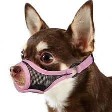 Mesh Dog Muzzle Short Snout Small Dogs Adjustable Chihuahua Yorkshire Shih Tzu