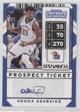 2020 Contenders Draft Picks Sticker Prospect Ticket Udoka Azubuike #87 Auto 0w8