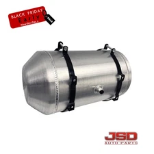 6.75 Gallons 10x20 Aluminum Round Fuel Tank Gas Tank 3/8'' NPT-W/Internal Baffle