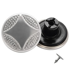 17mm No Sew Hammer Jean Button Antique Design With Pins for Denim 8pcs to 100pcs