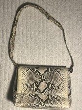 VINTAGE FAIGEN  SONS 1950s Original Rockabilly Leather Python Snakeskin Bag