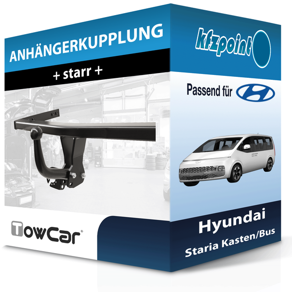 FüR Hyundai Staria Kasten/Bus 01.2021-Jetzt Towcar AnhäNgerkupplung Starr Neu-image