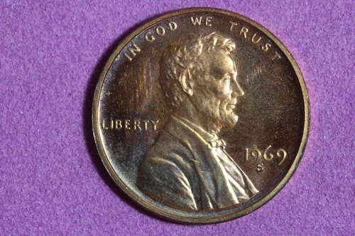 ESTATE FIND 1969 - S PROOF LINCOLN CENT!!!  #N08187