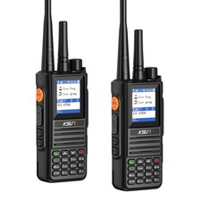 4G POC Network Radio Walkie Talkies Long Range 5000 Miles, Handheld UHF Dual ...