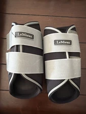 Pair of LeMieux Reflective Grafter Brushing Boots