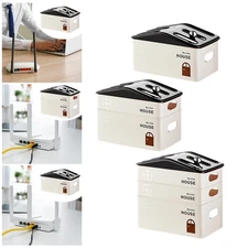 Router Storage Box Space Saving Cable Management for Bedroom Household