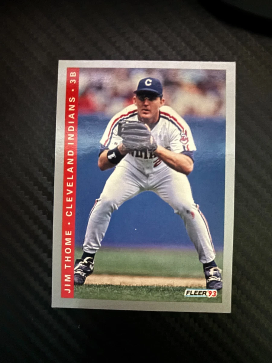 Fleer Jim Thome Baseball Cleveland Guardians Original Sports