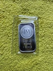 1 oz .999+ Fine Silver Bar. JM Bullion  (New, Frosted Finish) Made In USA. 06