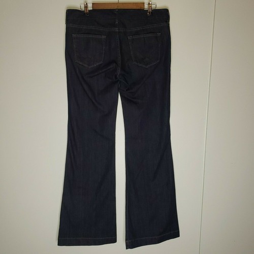 NWT KASIL 32 Heritage Wide Flare Blue JEANS Stretch Denim EMERSON DEMOCRACY Boot - Picture 4 of 7