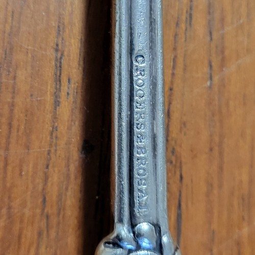 Vintage C Rogers & Bros Silverplate Serving Spoon in Belmont Pattern No Monogram - Picture 8 of 8