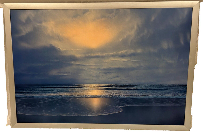 Oceanscape Premium Framed Canvas