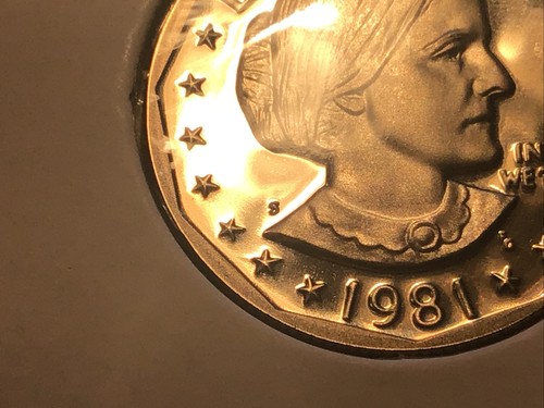 1981 S #1 Susan B Anthony Dollar Proof - Picture 8 of 10