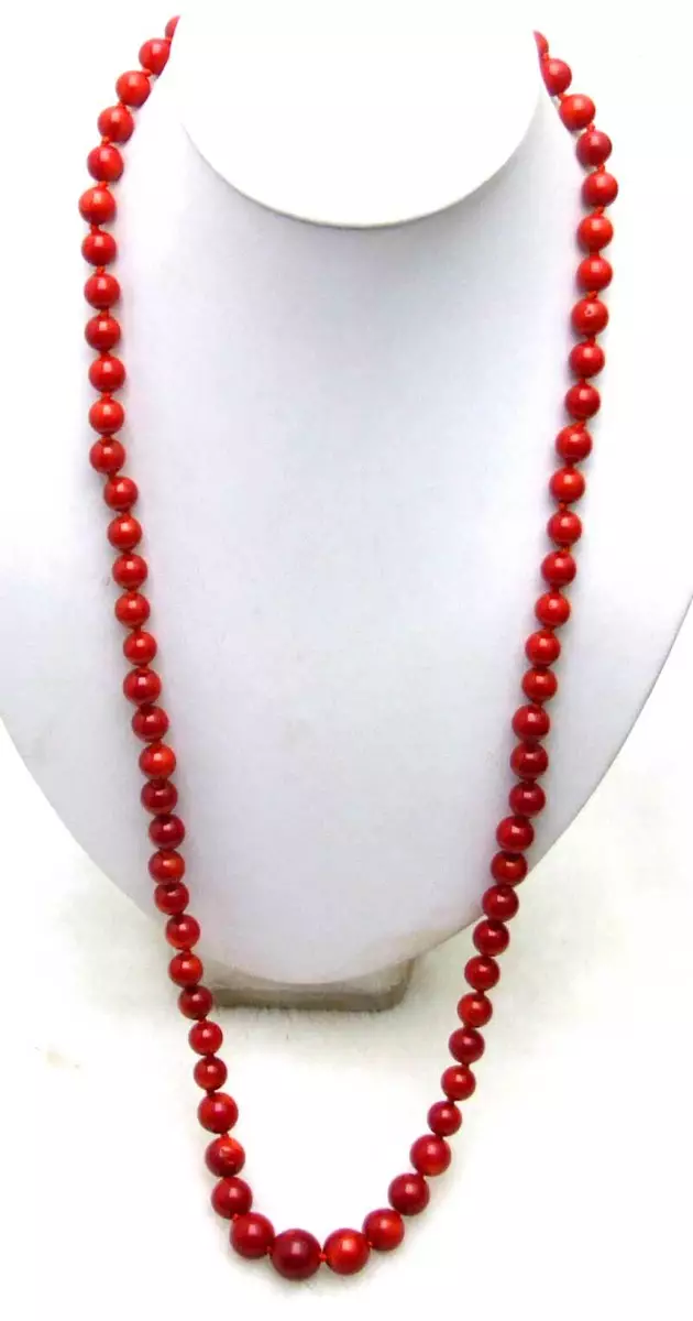 Coral necklace price sale