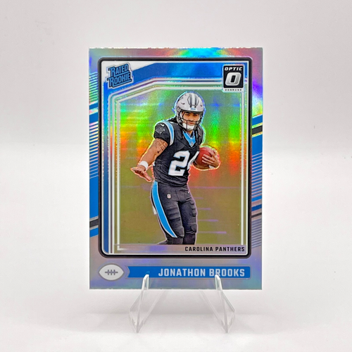 Jonathon Brooks Carolina Panthers 2024 Panini Donruss Optic Base #258 Holo Prizm