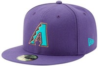 New Era Arizona Diamondbacks Purple Otc Cap 59Fifty Fitted Mlb Limited Edition