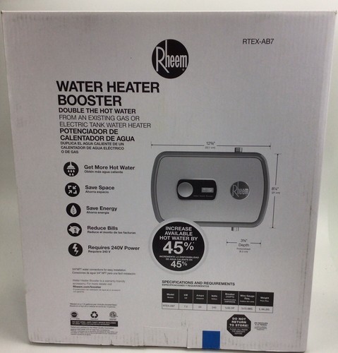 RHEEM DURCHLAUFERHITZER BOOSTER RTEX-AB7 KOSTENLOSER VERSAND - Bild 1 von 4