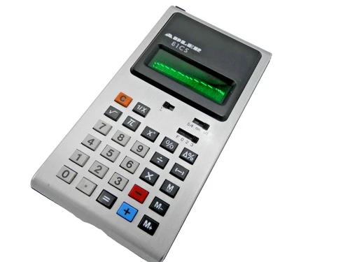 Adler Taschenrechner -Vintage- Modell 81 CS  POCKET CALCULATOR - Sammlerstück