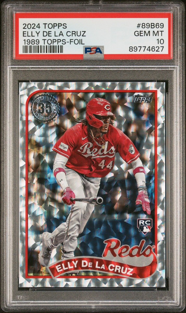 2024 Topps Series 1 #89B-69 Elly De La Cruz 1989 Silver Foil